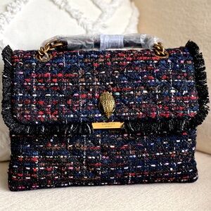 KURT GEIGER tweed convertible bag